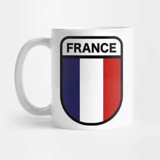 France Military Patch Mug